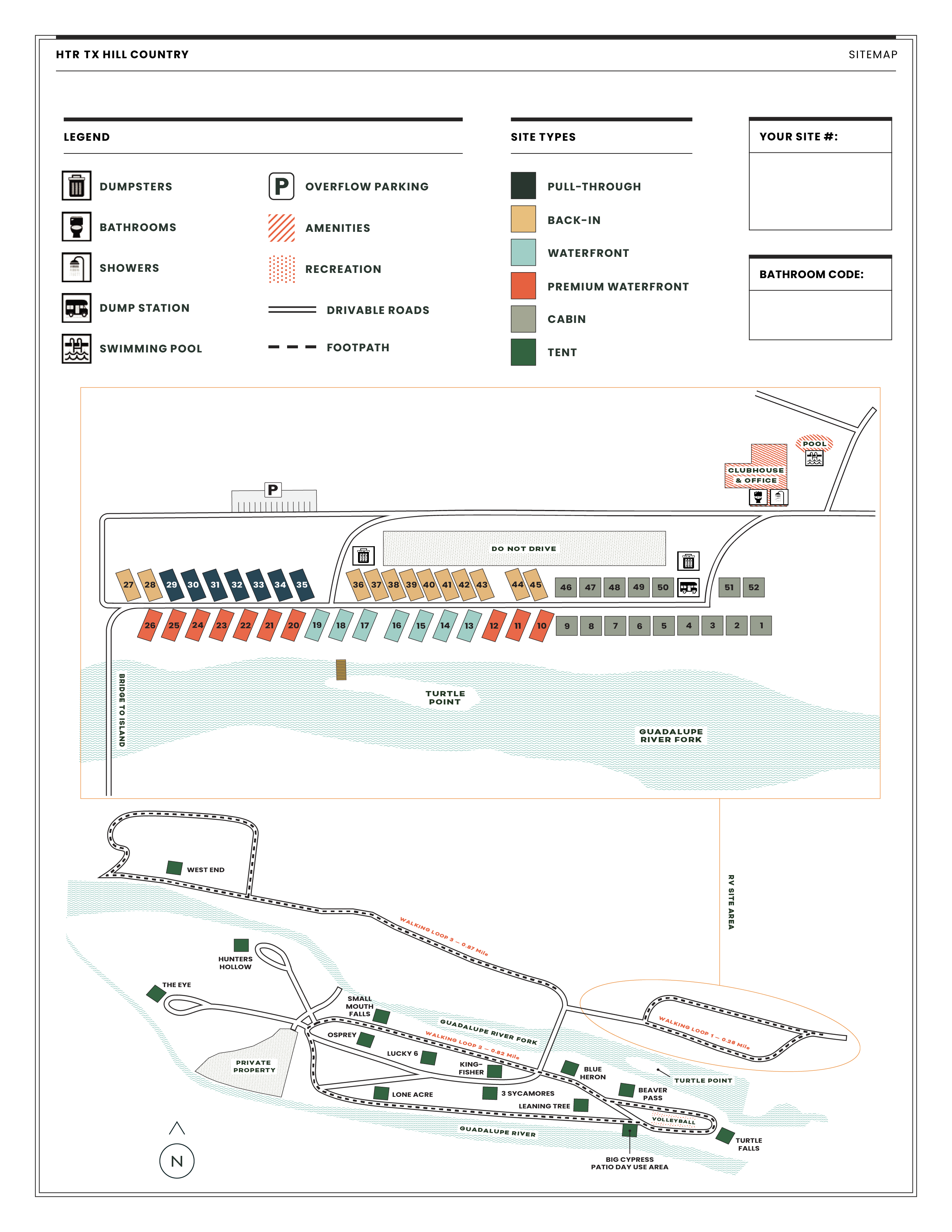 htr texas hill country site map