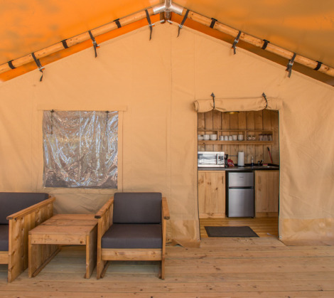 black hills glamping tent