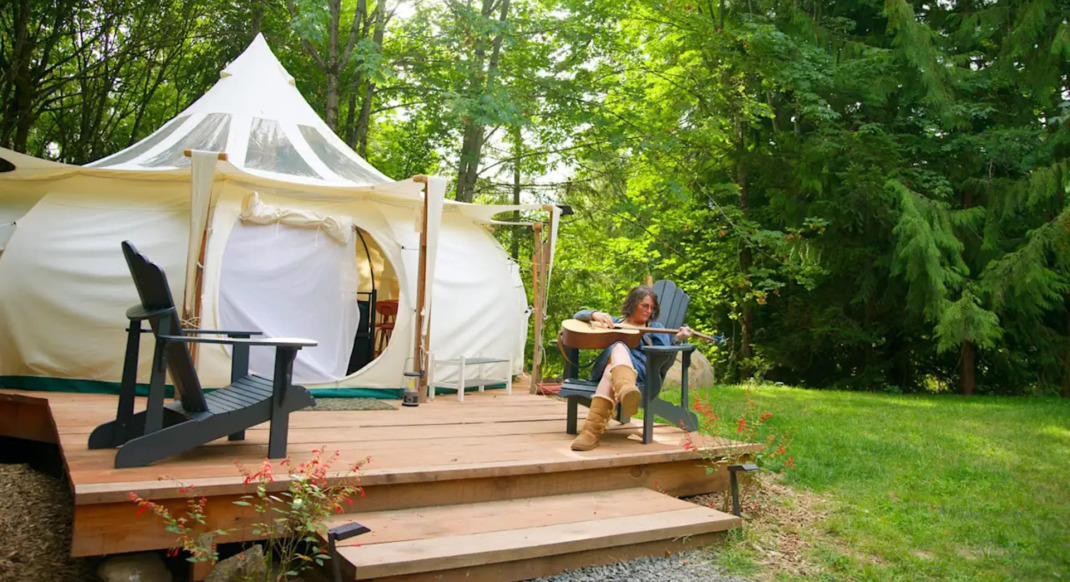 Glamping Tent Camping HTR Adirondacks NY